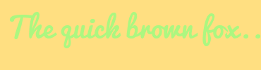 Image with Font Color ACF780 and Background Color FFDF81